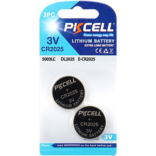 50Pcs 3V Lithium Button Cell CR2025 Button Coins Battery ECR2025 DL2025 Batterie